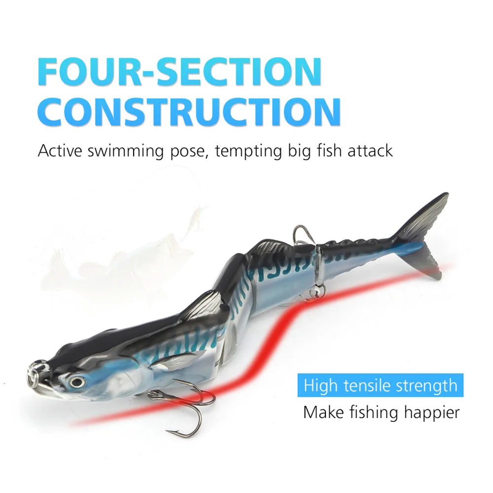 Tuna Fishing Lures Multi Joint Crank