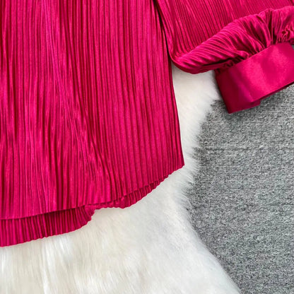 Fashion New Women Solid Casual Loose Two Pieces Set