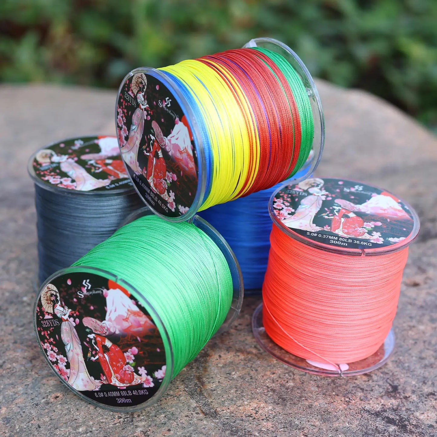8 Strands Braided Fishing Line 100M 300M Multifilament