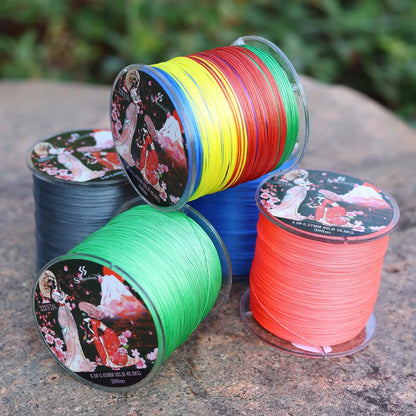8 Strands Braided Fishing Line 100M 300M Multifilament