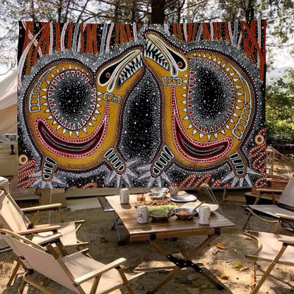 Australian Aboriginal Hanging Flag Polyester Printed Banner