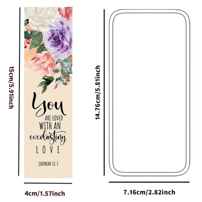 30pcs Flowerl Design Inspirational Bible Verse