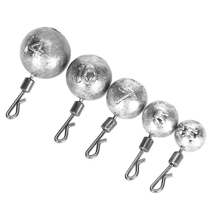 10pcs/Lot Fishing Weights Sinkers 3.5g 5g 7g 10g 14g 20g Fishing Sinker