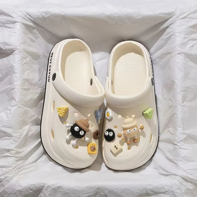 Women's rubber shoes like crocs