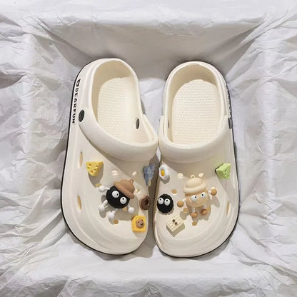 Women's rubber shoes like crocs