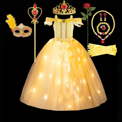 Kids Belle Beauty and the Beast Ball Gown