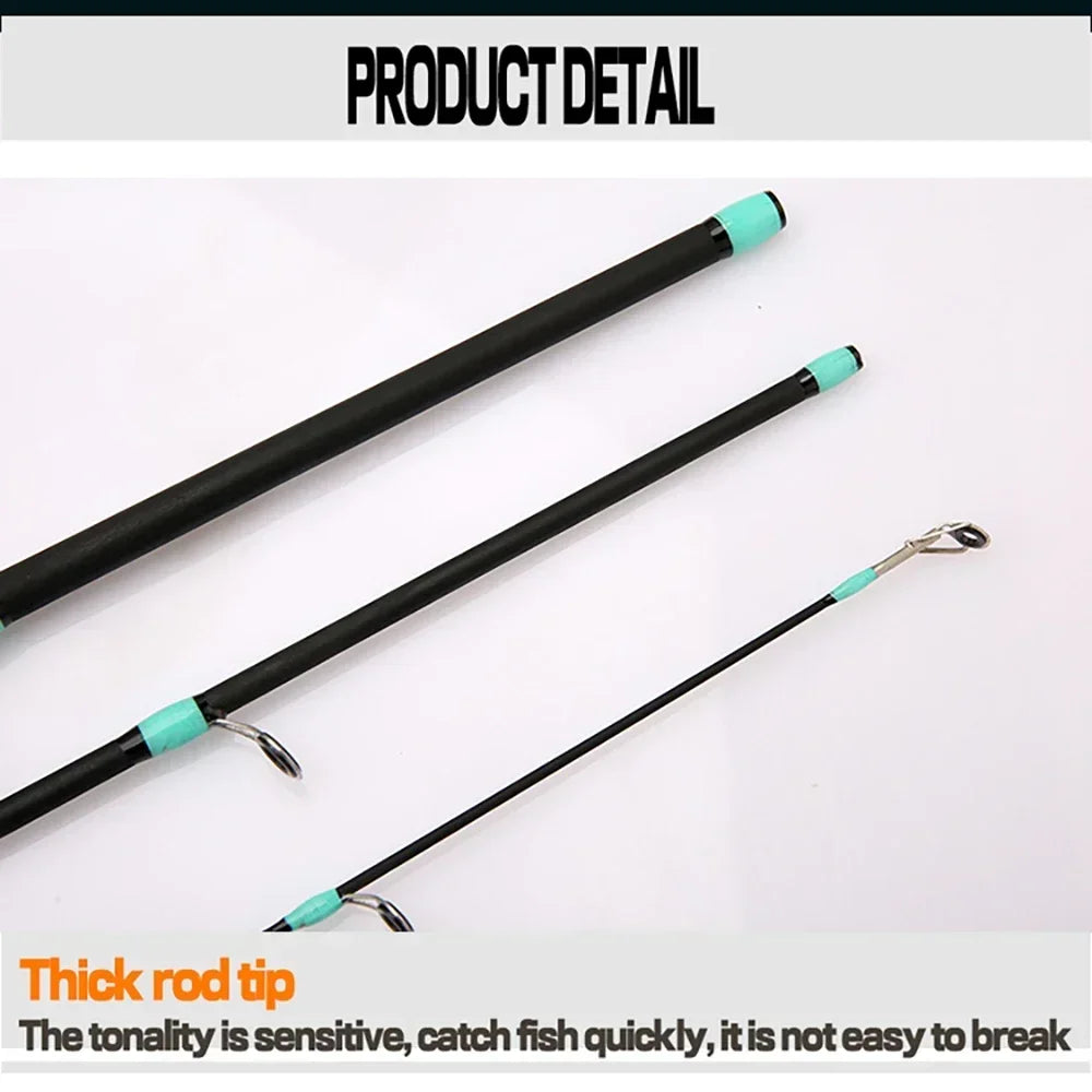 Casting Spinning Lure Fishing Rod Solid ML Tip 1.8/2.1m Ultralight Trout