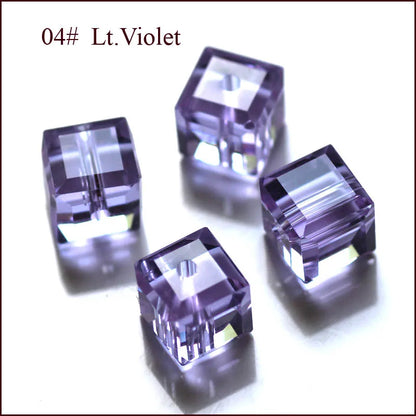 cube beads crystal