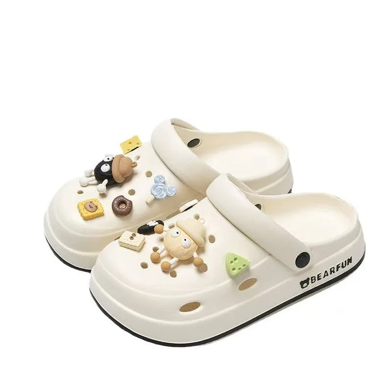 Women's rubber shoes like crocs