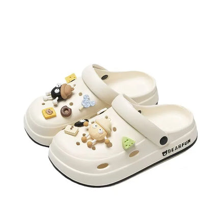 Women's rubber shoes like crocs