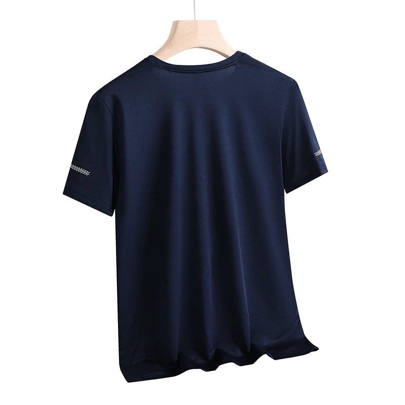 9xl Large Plus Size Quick Dry Short Sleeve T Shirt