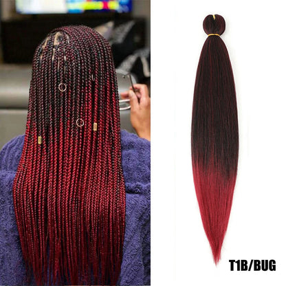 Synthetic Fiber Braiding Hair Ombre Braiding