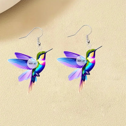 Hummingbird earrings