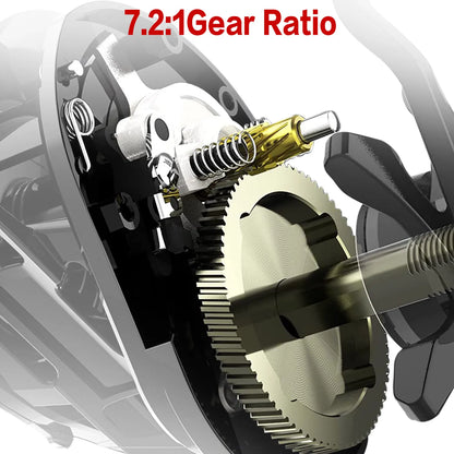 Sougayilang 1.8-2.4m Casting Fishing Combo Telescopic Fishing Rod