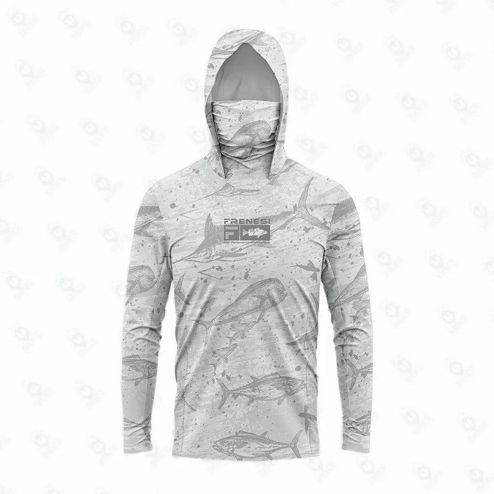 Fishing Shirts Men Sun Protection Hoodie