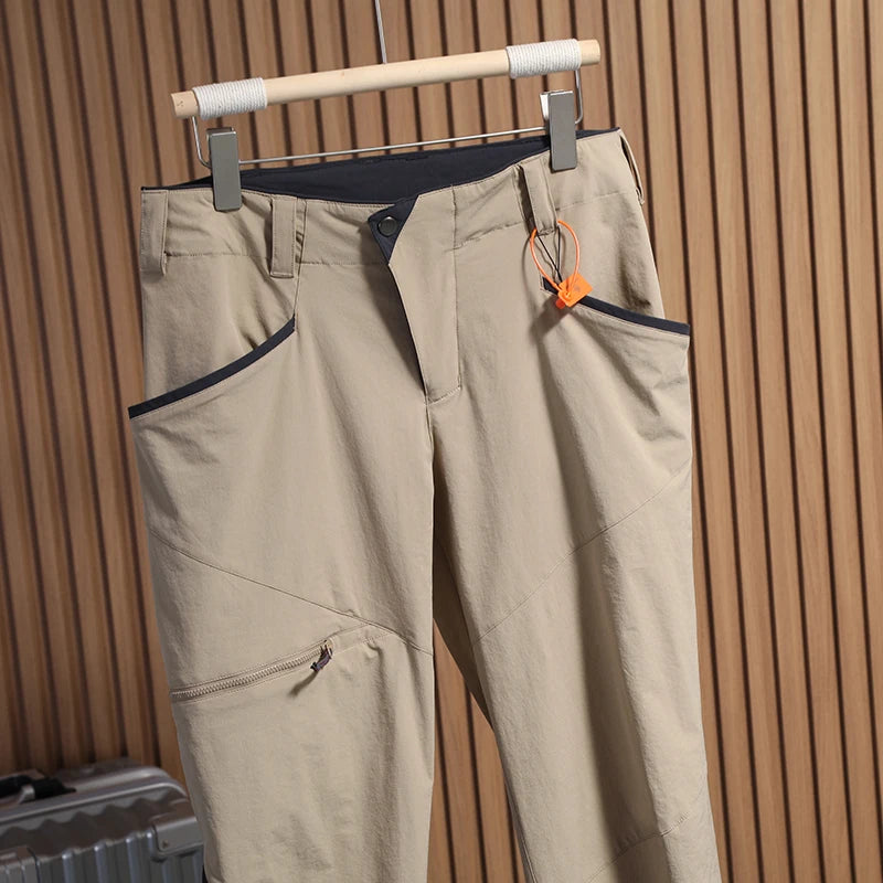 Lightweight Breathable Men's Summer Casual Pants Qui Dry Elastic Soft