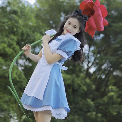 Cosplay Costume Lolita Dress Maid Apron F