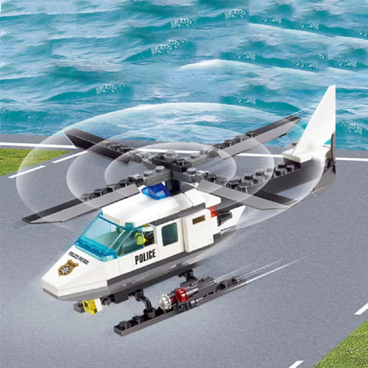 Patrol Helicopter Police Car