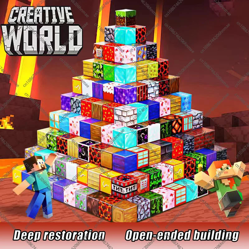Magnetic Building Blocks Mine World