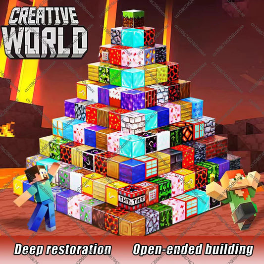 Magnetic Building Blocks Mine World