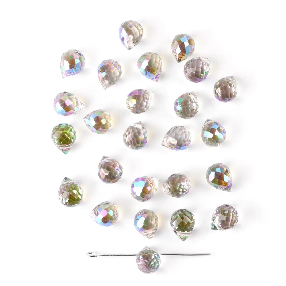 Water Drop  Crystal Glass Beads Czech