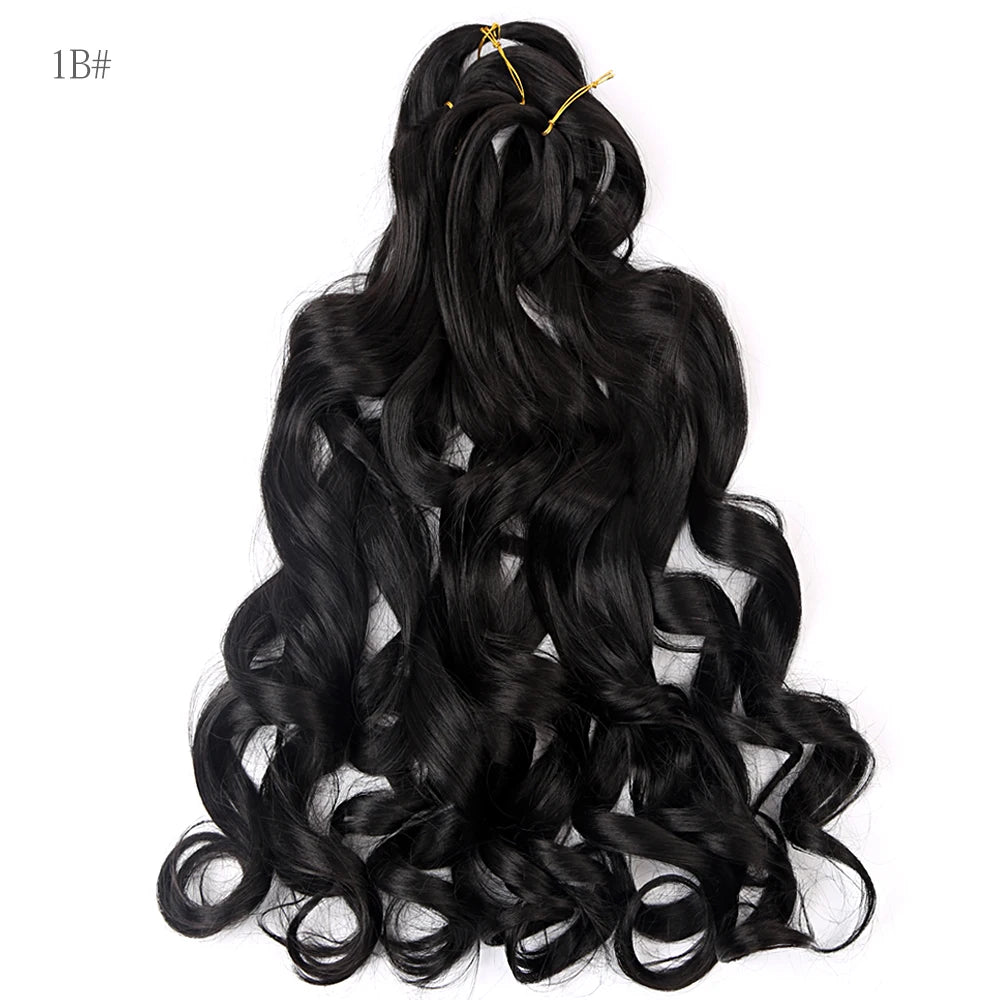 French Curly Crochet Braiding