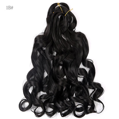 French Curly Crochet Braiding