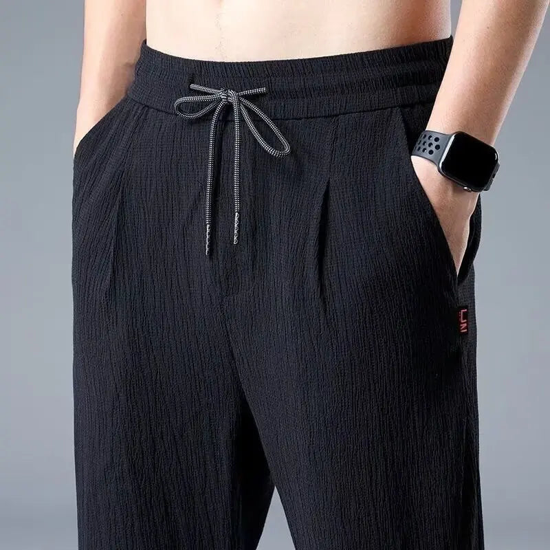 2025 Summer Men's Linen Pants Ultra Lightweight Breathable