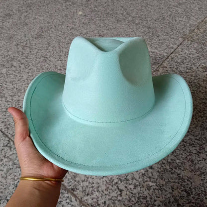 Suede cowboy hat