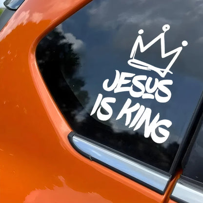 Jesus is King and wears a crown