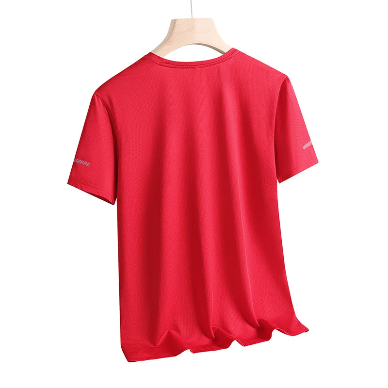 9xl Large Plus Size Quick Dry Short Sleeve T Shirt