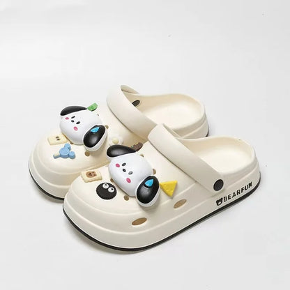 Women's rubber shoes like crocs