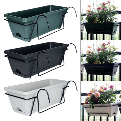 Balcony Railing Planter Ornament Window Box Planter