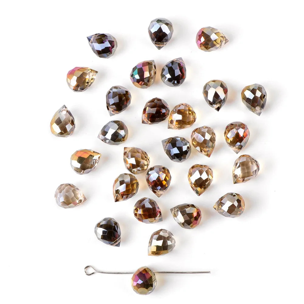 Water Drop  Crystal Glass Beads Czech