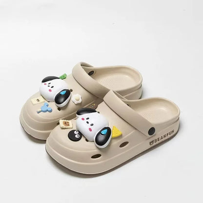 Women's rubber shoes like crocs