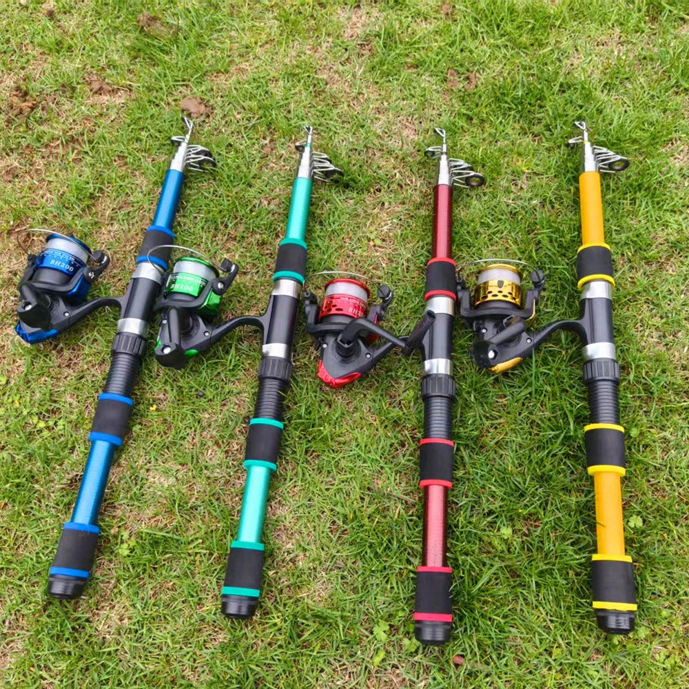 1.8m 2.1M Fishing Rod and Reel Line