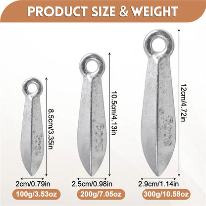 100/200/300g Bank Fishing  weights