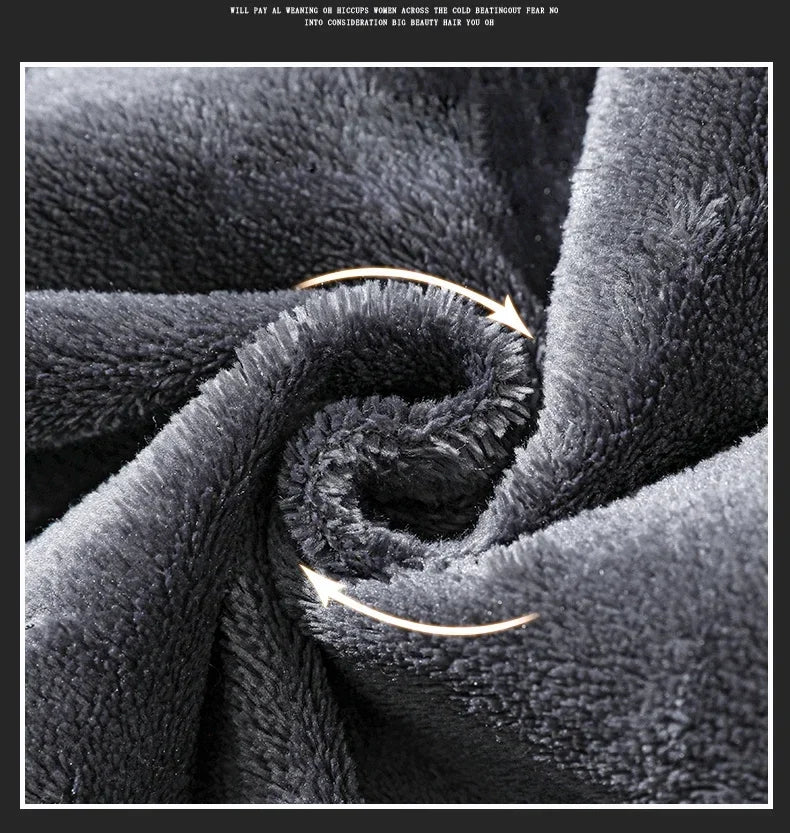 Winter Fleece Men Casual Pants