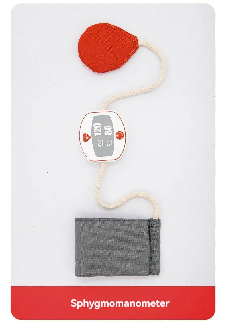 Wooden Pretend Play Red dr set