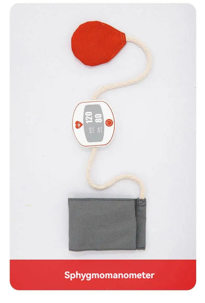 Wooden Pretend Play Red dr set