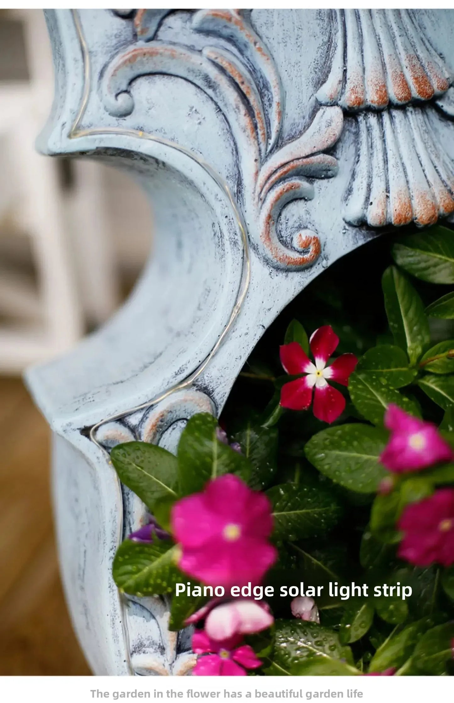 European Style Violin Planter Artistic Flower Pot