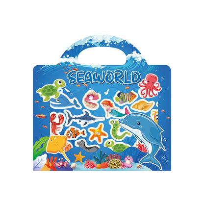 New Children Reusable Scene Cute Stickers