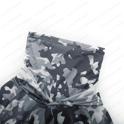 Fishing Shirts Men Long Sleeve Hooded Fishing Wear