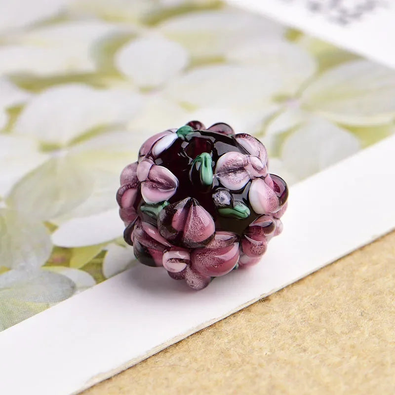 Glass Flower Beads