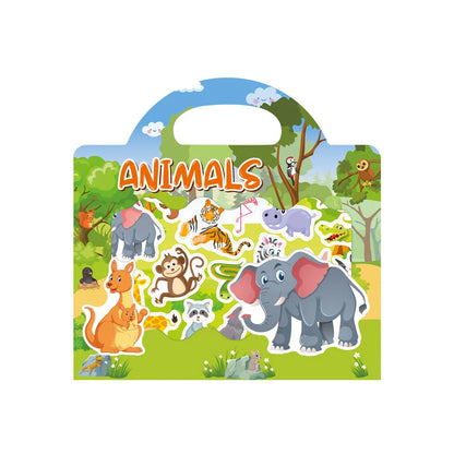 New Children Reusable Scene Cute Stickers