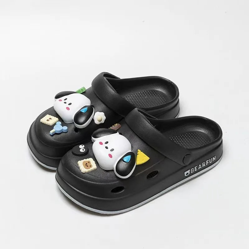 Women's rubber shoes like crocs