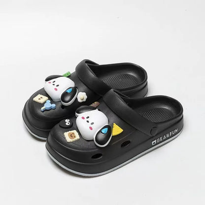 Women's rubber shoes like crocs