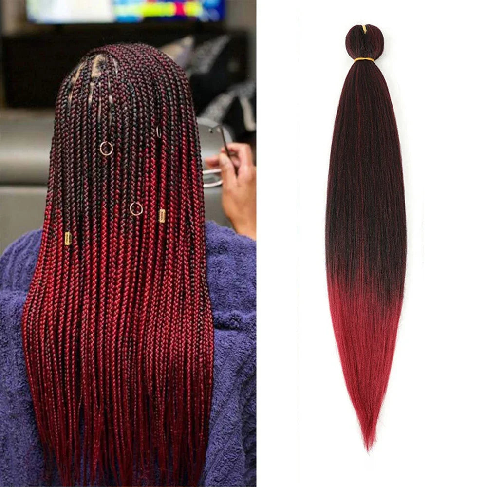 Synthetic Fiber Braiding Hair Ombre Braiding