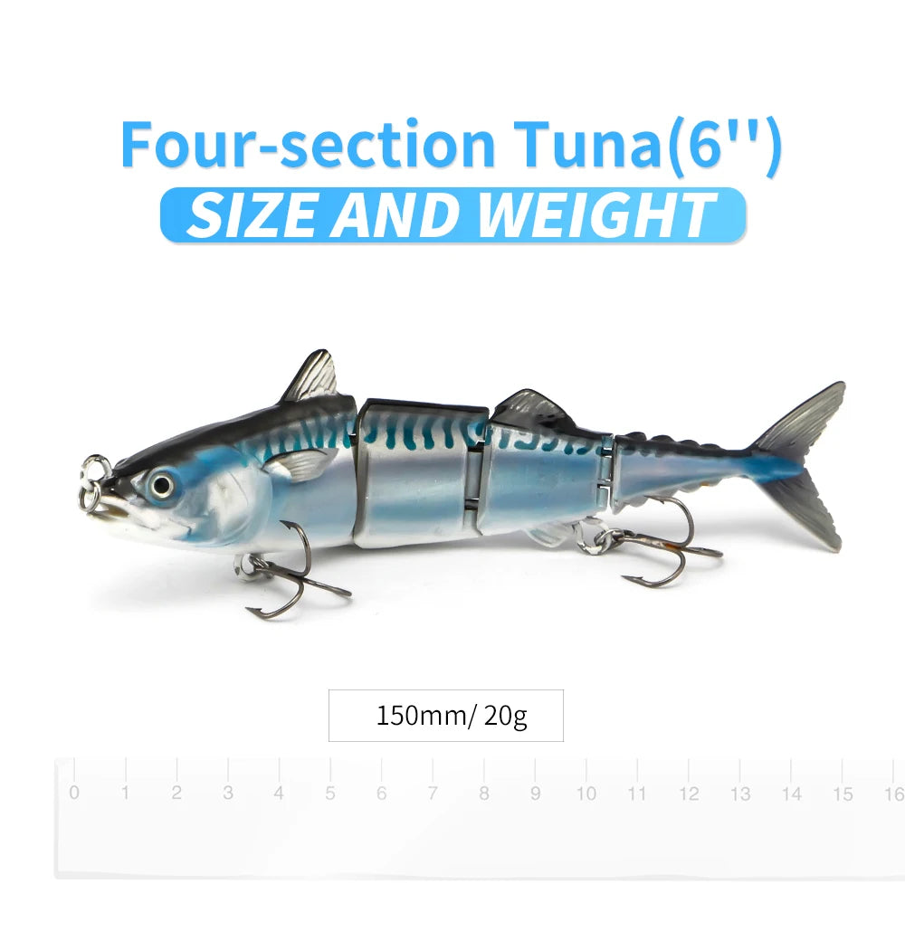 Tuna Fishing Lures Multi Joint Crank