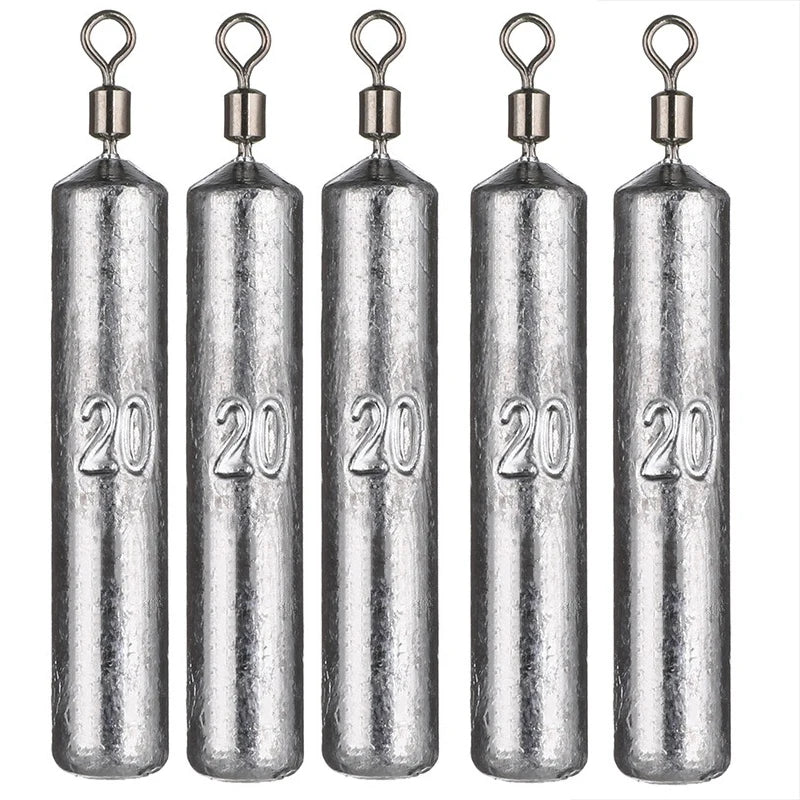 5pcs/lot 3.5g 5g 7g 10g 14g 20g Fishing Weight Sinker Weights